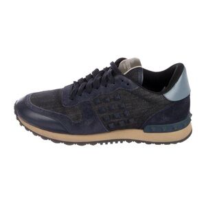 Valentino Rockstud Denim Sneakers